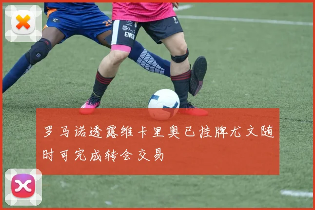 罗马诺透露维卡里奥已挂牌尤文随时可完成转会交易